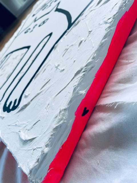 Schilderij 'Three is a crowd'