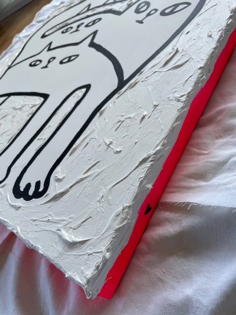 Schilderij 'Three is a crowd'